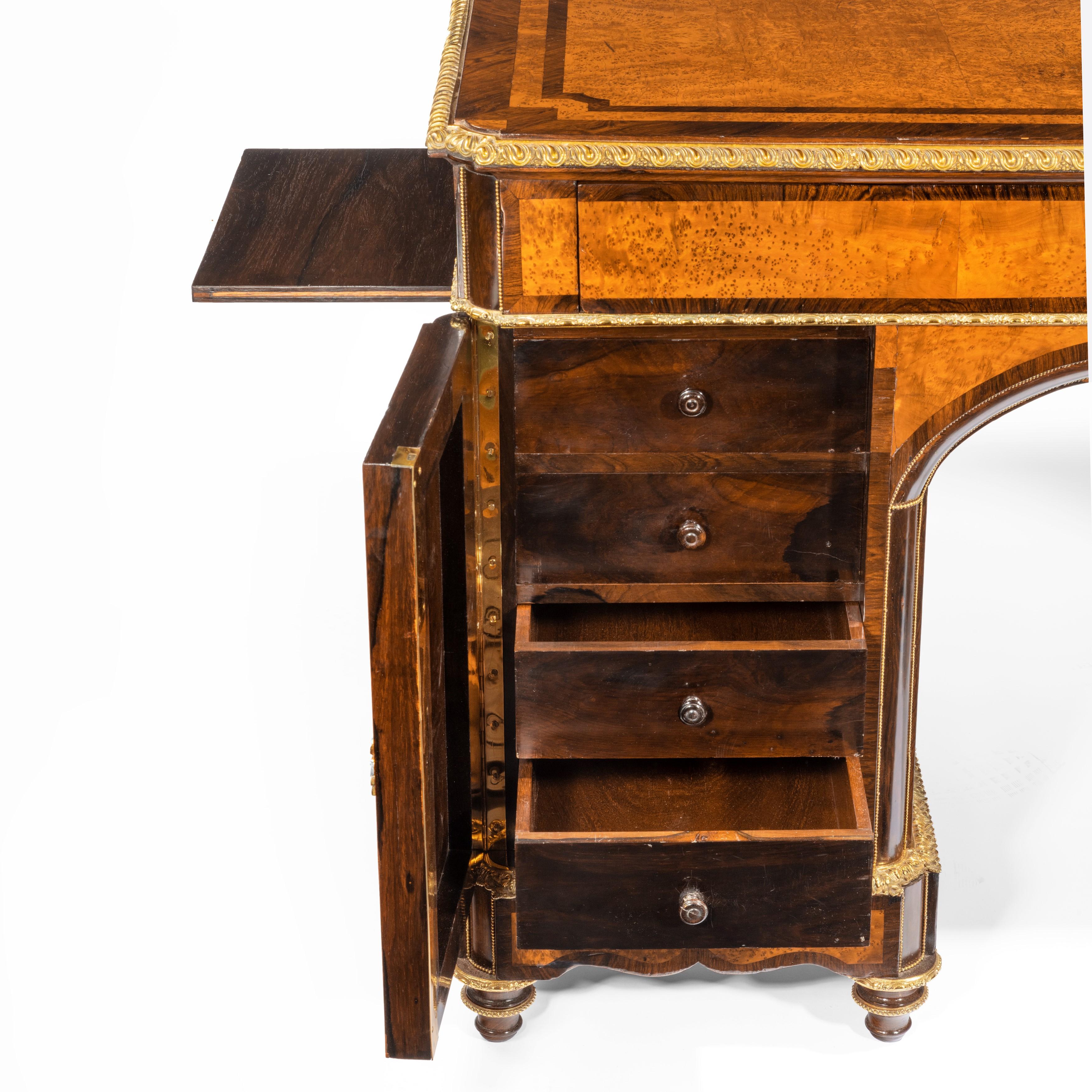 French Napoleon III Secretaire Desk by Diehl For Sale