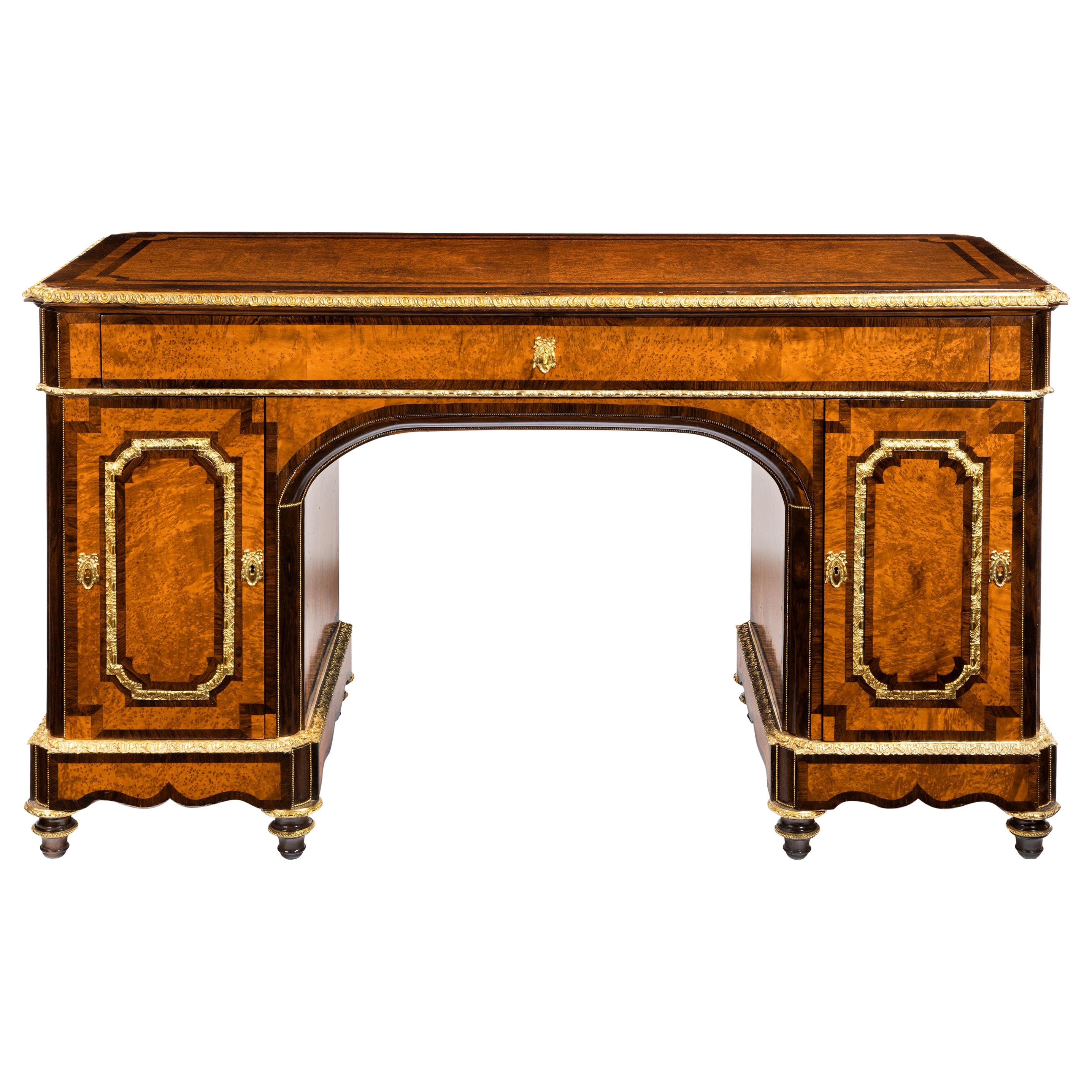 Napoleon III Secretaire Desk by Diehl For Sale