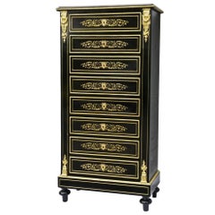 Segreteria di Napoleone III in stile intarsio Boulle, Francia, XIX secolo