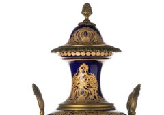 Napoleon III Sevres Ballot Box with Cover 19th Century Sign