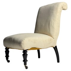 Napoleon III slipper chair, 19th century
