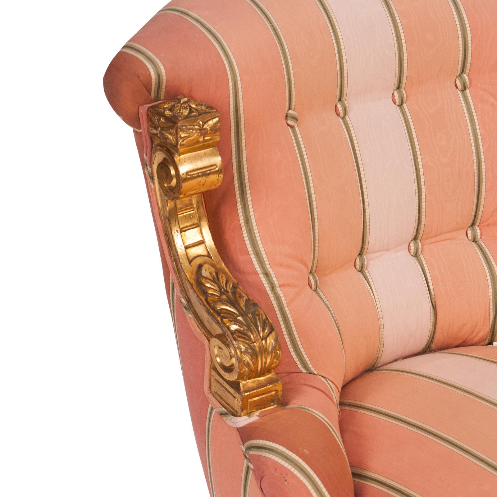 Upholstery Napoleon III Slipper Chair, France, circa 1870