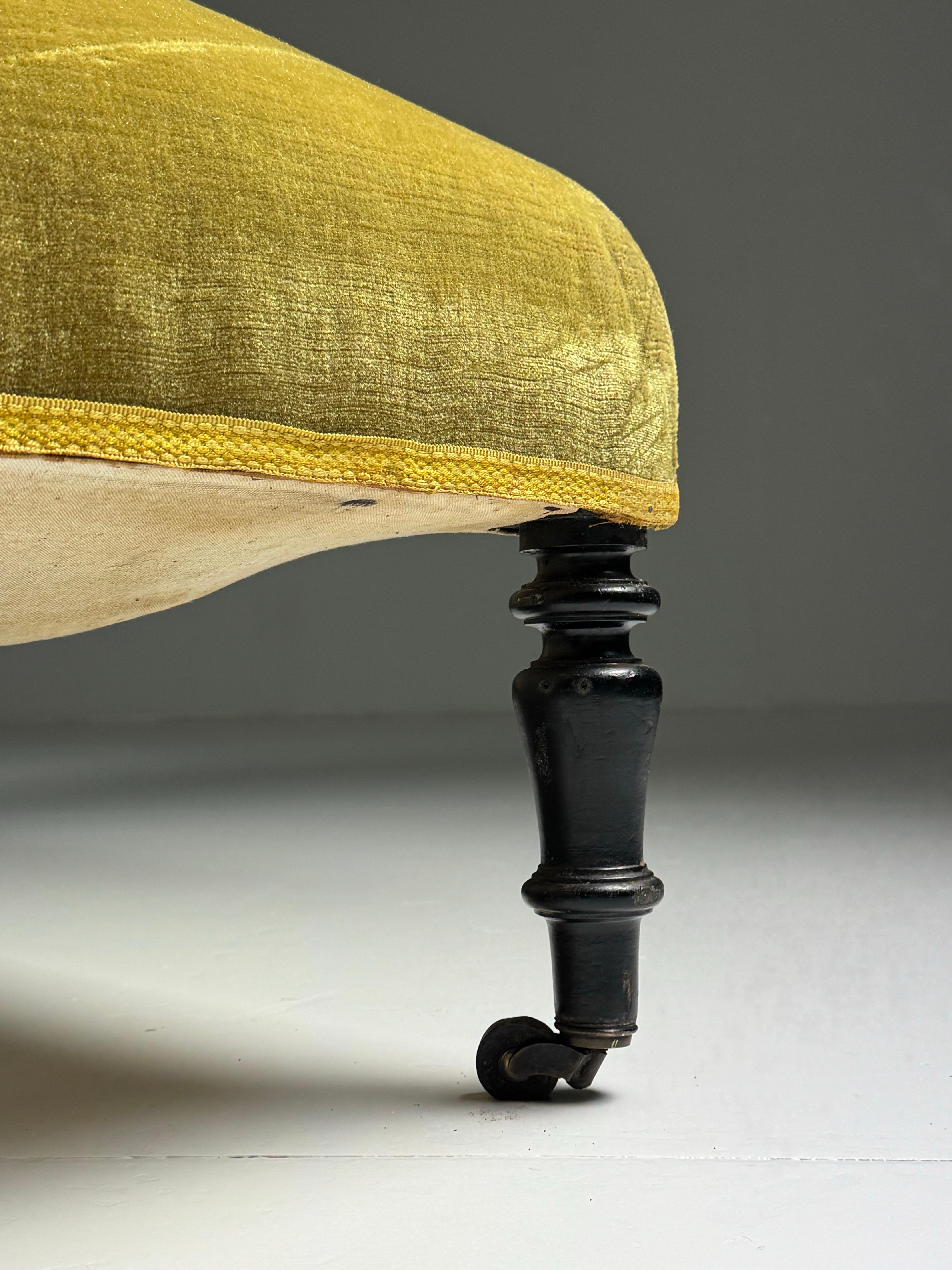 Napoleon III Slipper Chaise Longue en venta 10