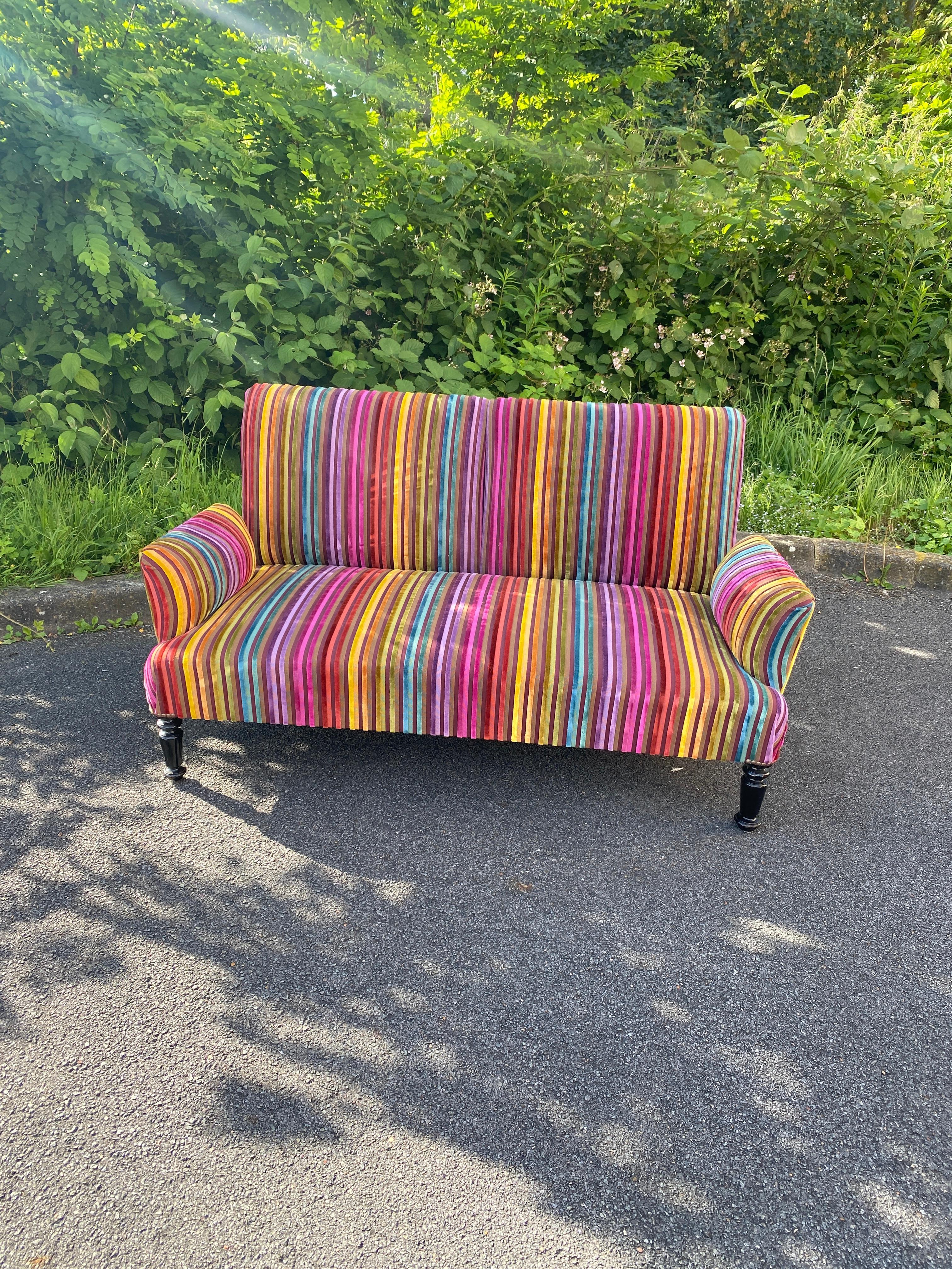 Sofa Napoleon III., restauriert im Angebot 4