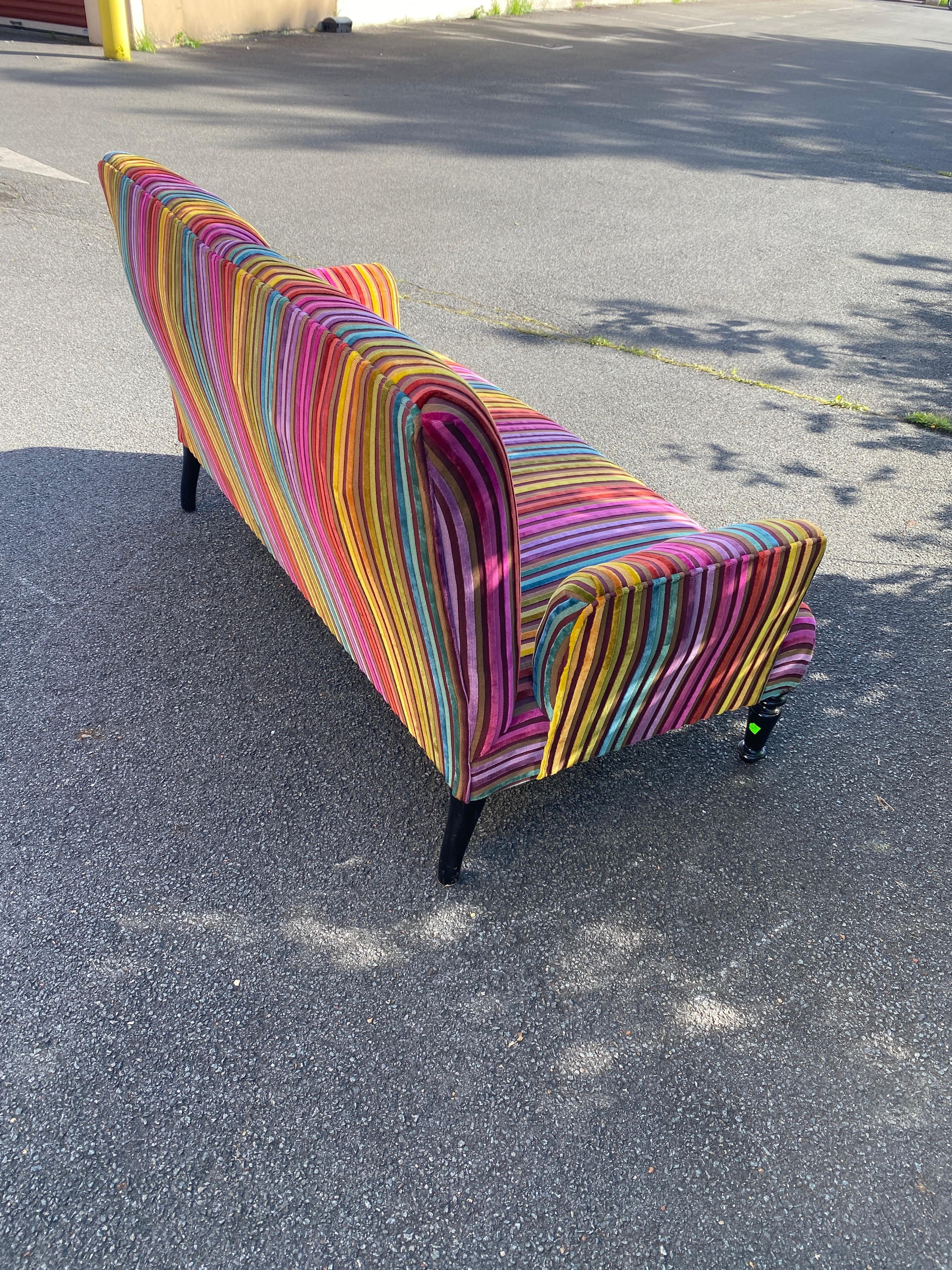 Sofa Napoleon III., restauriert im Angebot 6