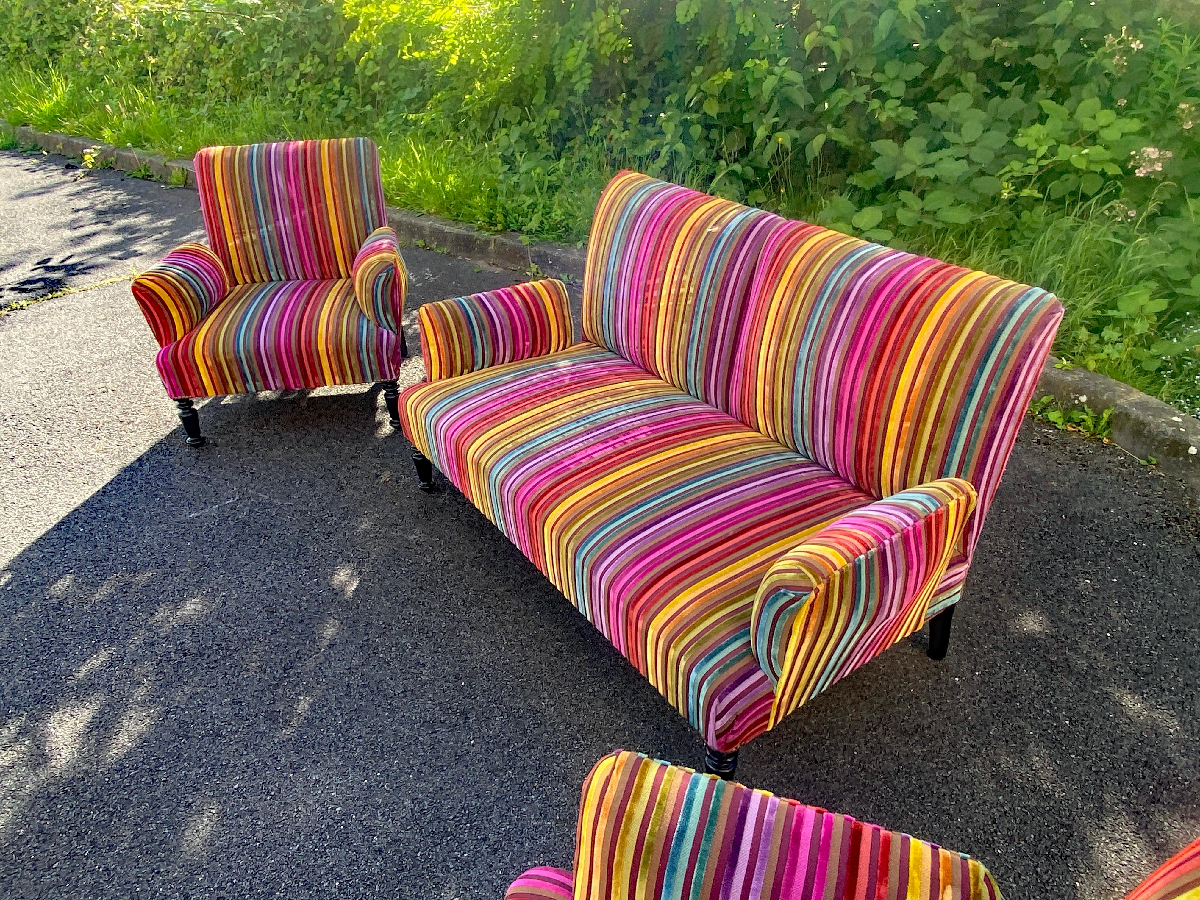 Sofa Napoleon III., restauriert (19. Jahrhundert) im Angebot