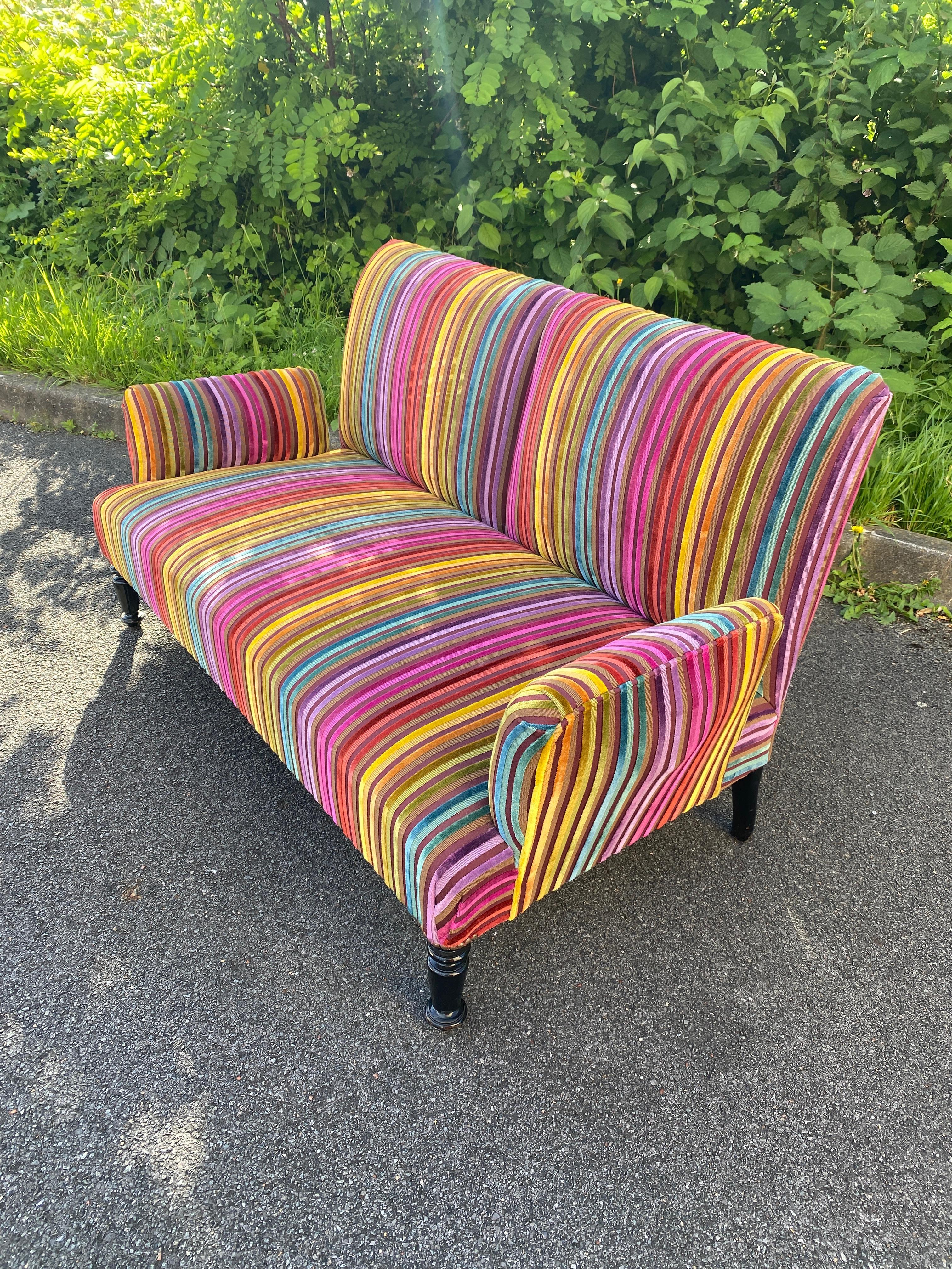 Sofa Napoleon III., restauriert im Angebot 1