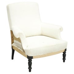 Napoleon III Square Backed Armchair