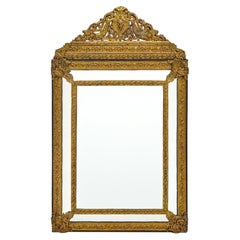 Napoleon III Style Antique French Mirror, Ormolu Frame, 1880, France