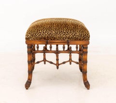 Napoleon III Style Bamboo Foot Stool