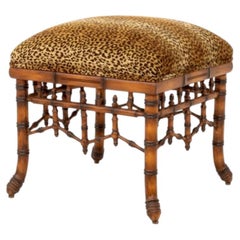 Napoleon III Style Bamboo Foot Stool