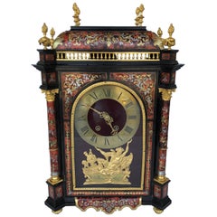 Napoleon III Style Boulle Marquetry Clock