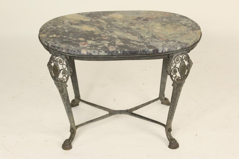 Napoleon Iii Style Bronze And Marble Side Table For Sale At 1stdibs