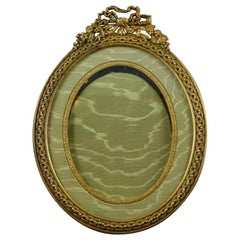 Napoleon III Style Bronze Oval Picture Frame, Second Half of the 19th Century