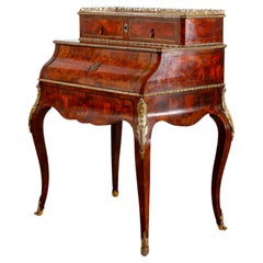 Napoleon III Style Cylinder Secretary Desk by Sormani
