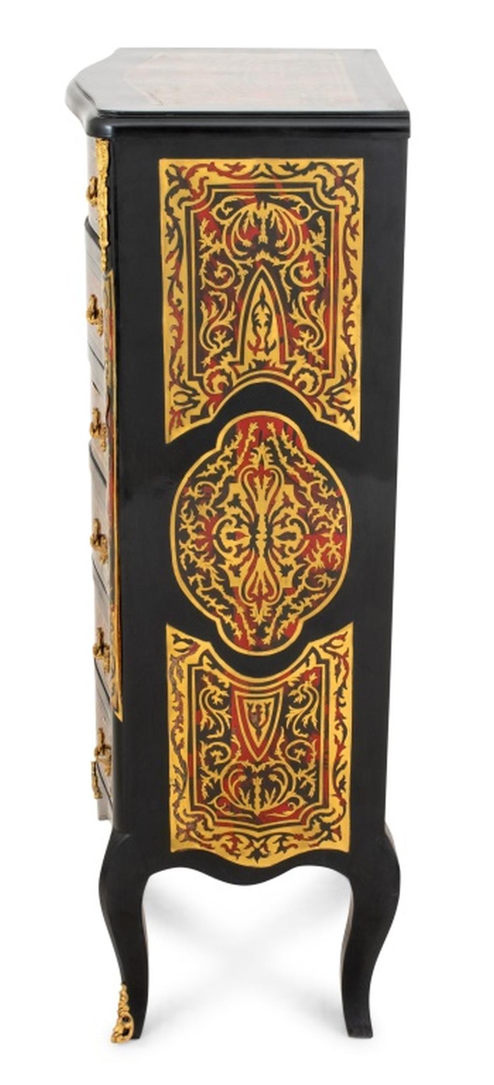 Ottone Commode in stile Napoleone III in finto boulle in vendita