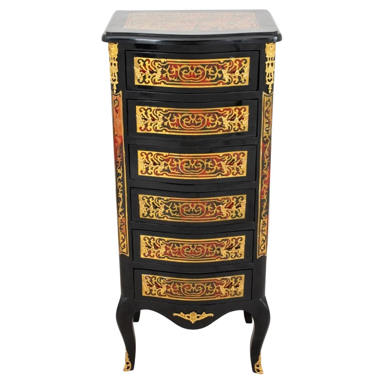Napoleon III Stil Faux Boulle Kommode