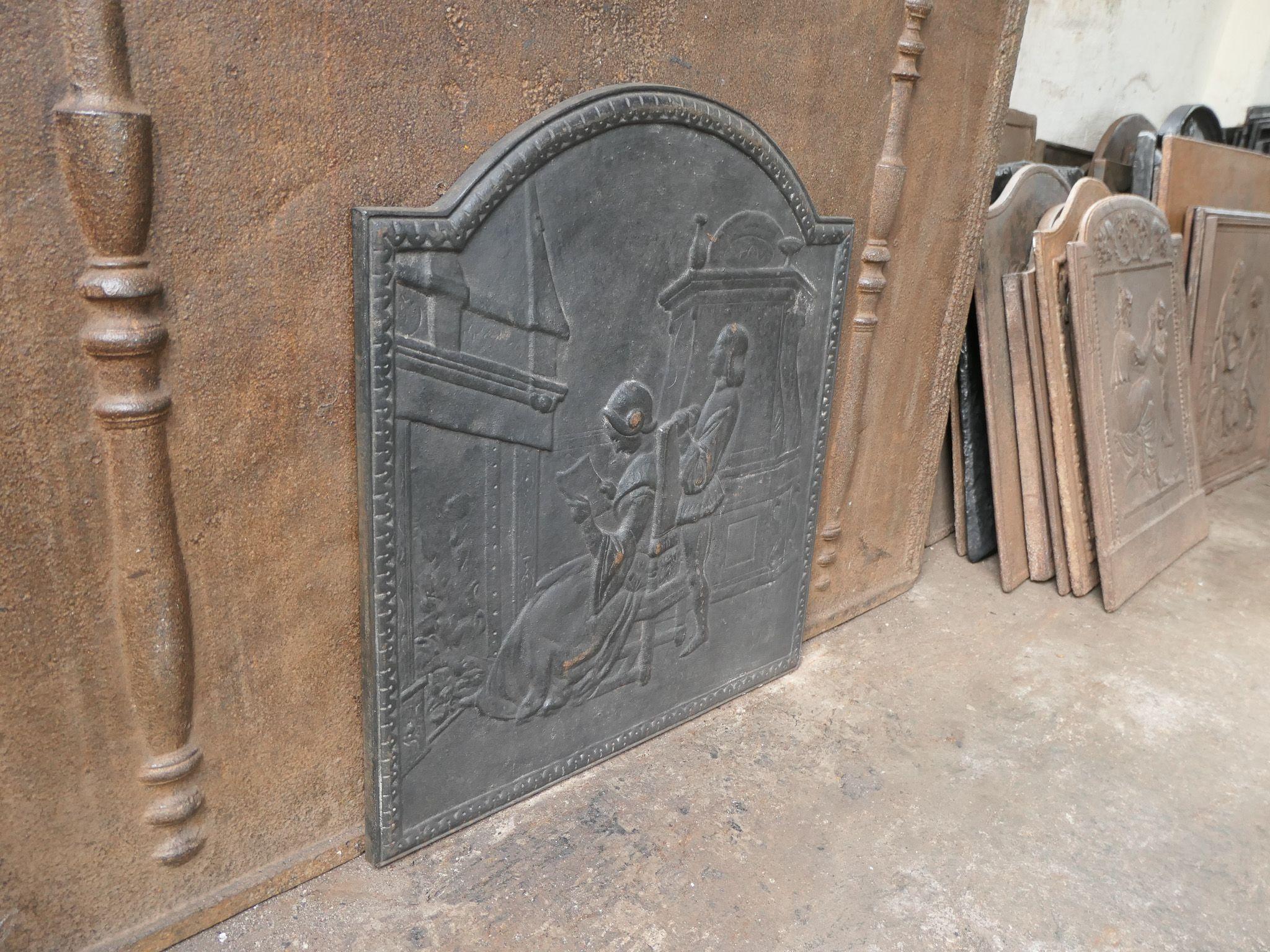 Napoleon III Style Fireback / Backsplash For Sale 2