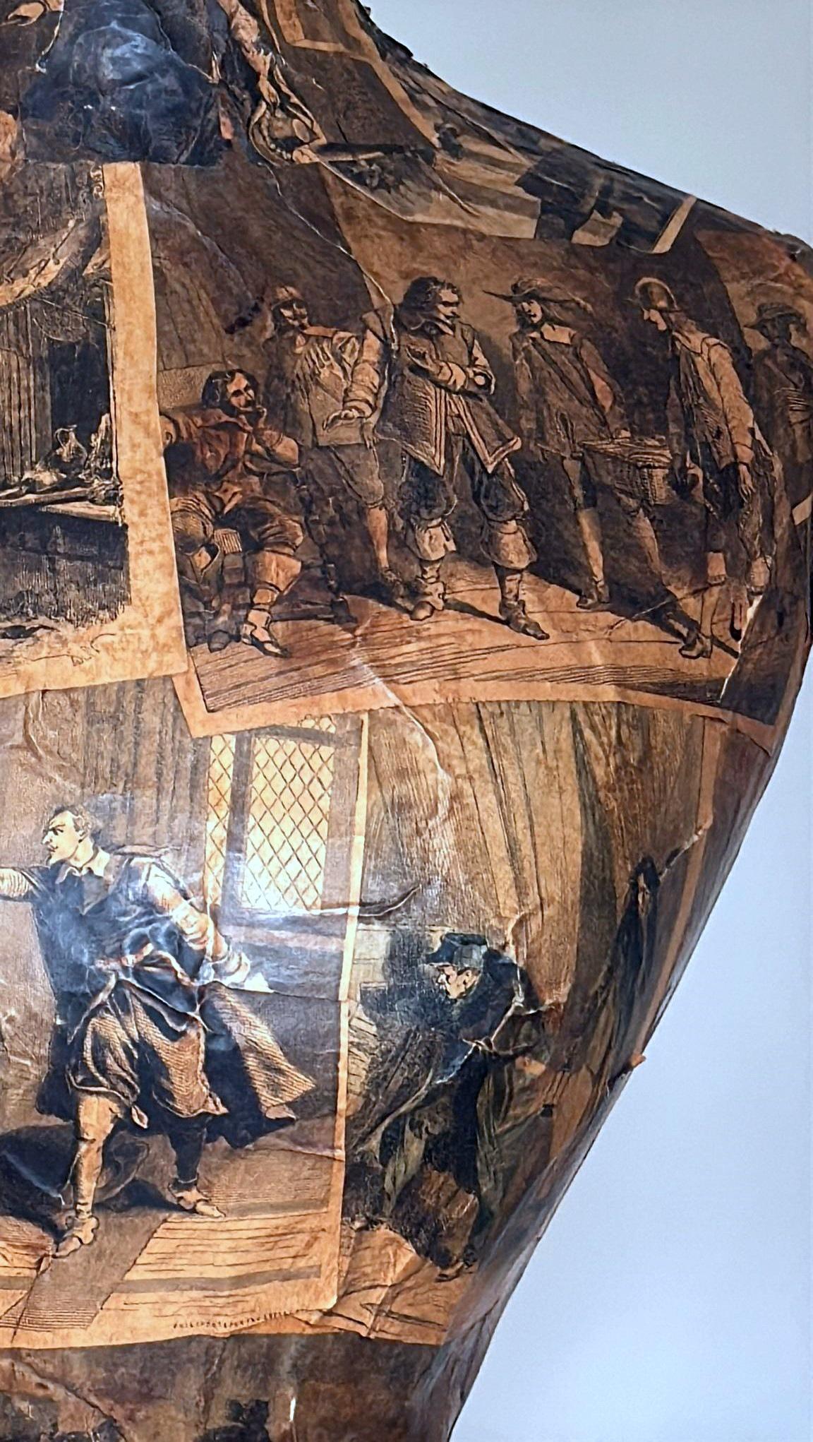 Manichino da sarto francese in legno stile Napoleone Iii in vendita 7