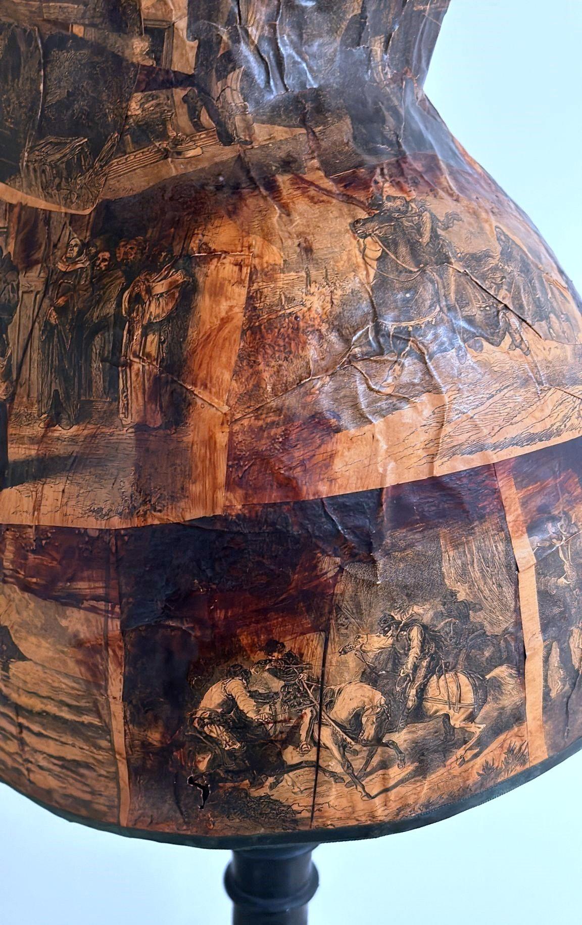 Manichino da sarto francese in legno stile Napoleone Iii in vendita 9