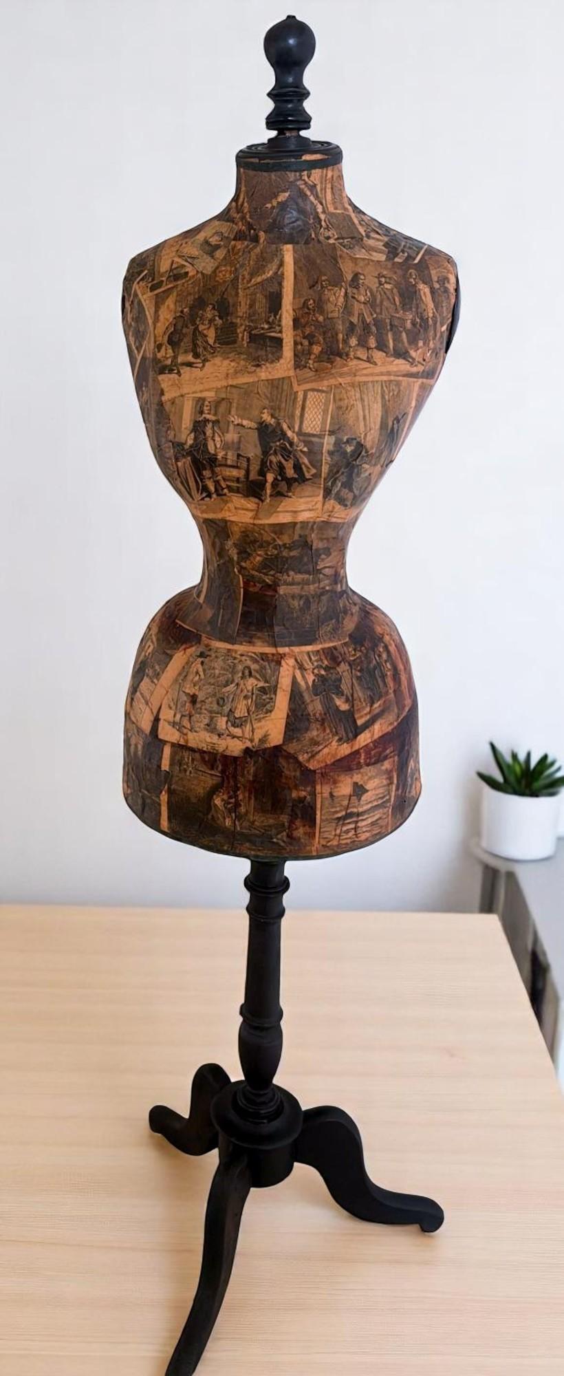 Napoleone III Manichino da sarto francese in legno stile Napoleone Iii in vendita