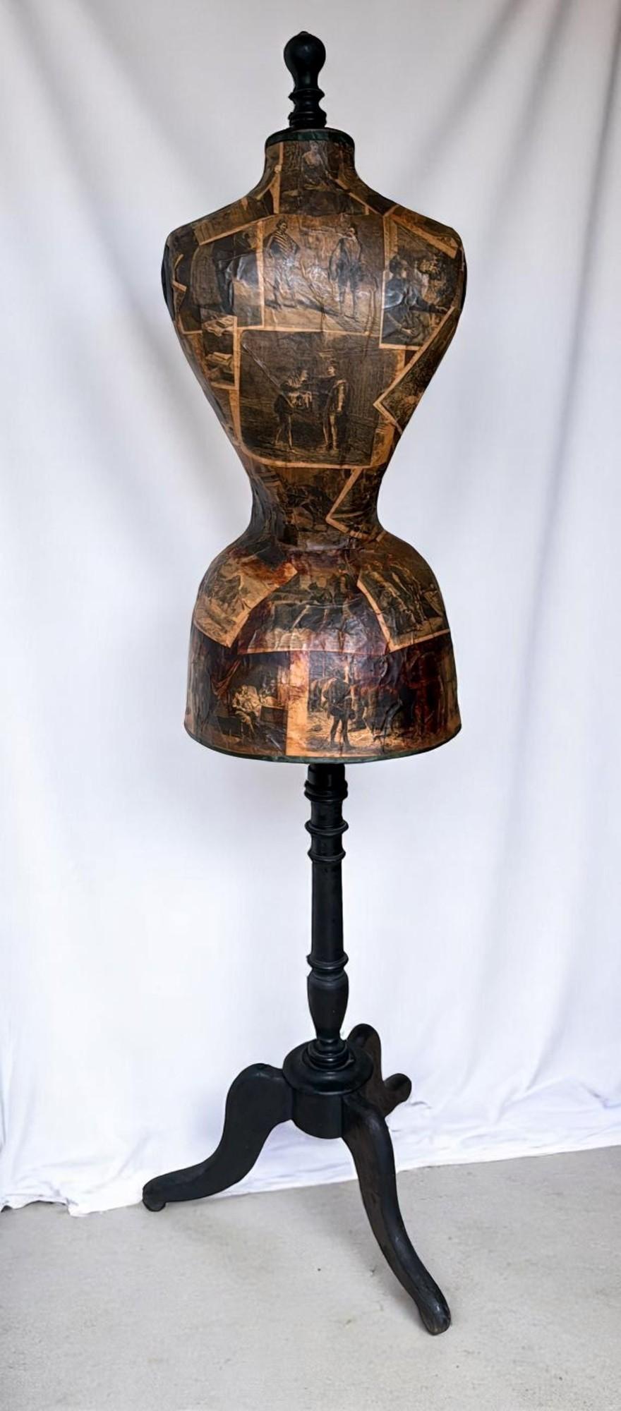 Manichino da sarto francese in legno stile Napoleone Iii In condizioni buone in vendita a Prato, Tuscany