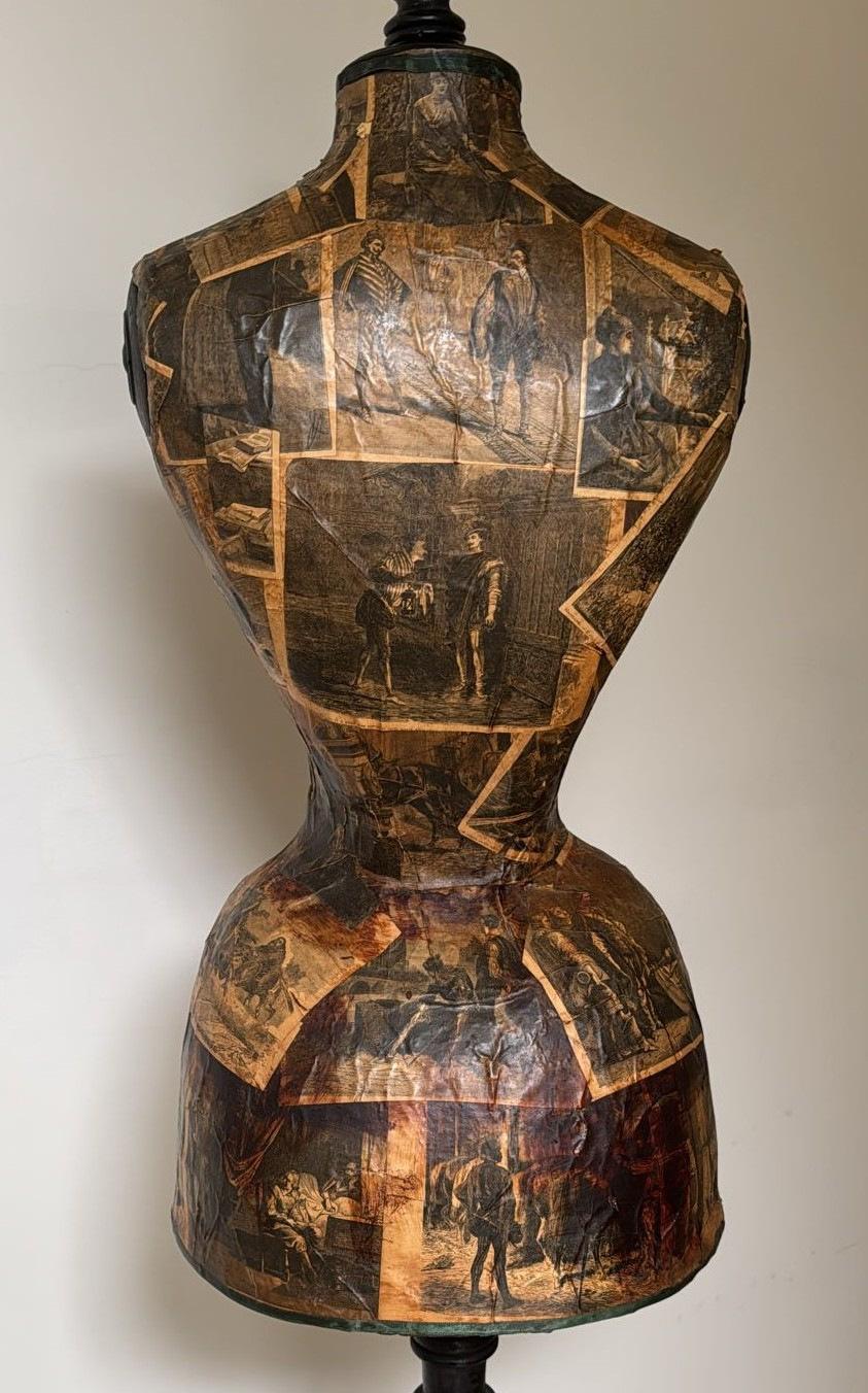 Manichino da sarto francese in legno stile Napoleone Iii in vendita 1