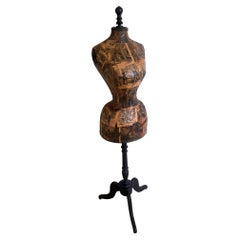 Antique Napoleon III Style French Wooden Tailor’s Mannequin