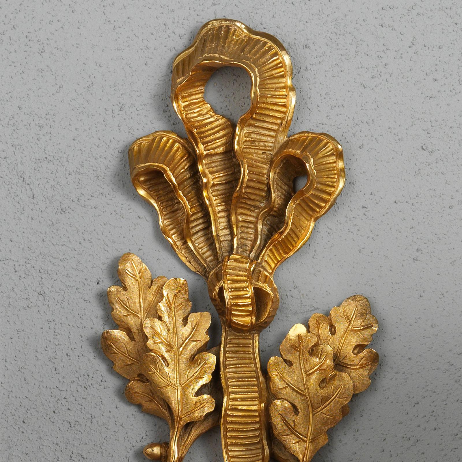 italien Applique en bronze doré de style Napoléon III Gherardo Degli Albizzi en vente