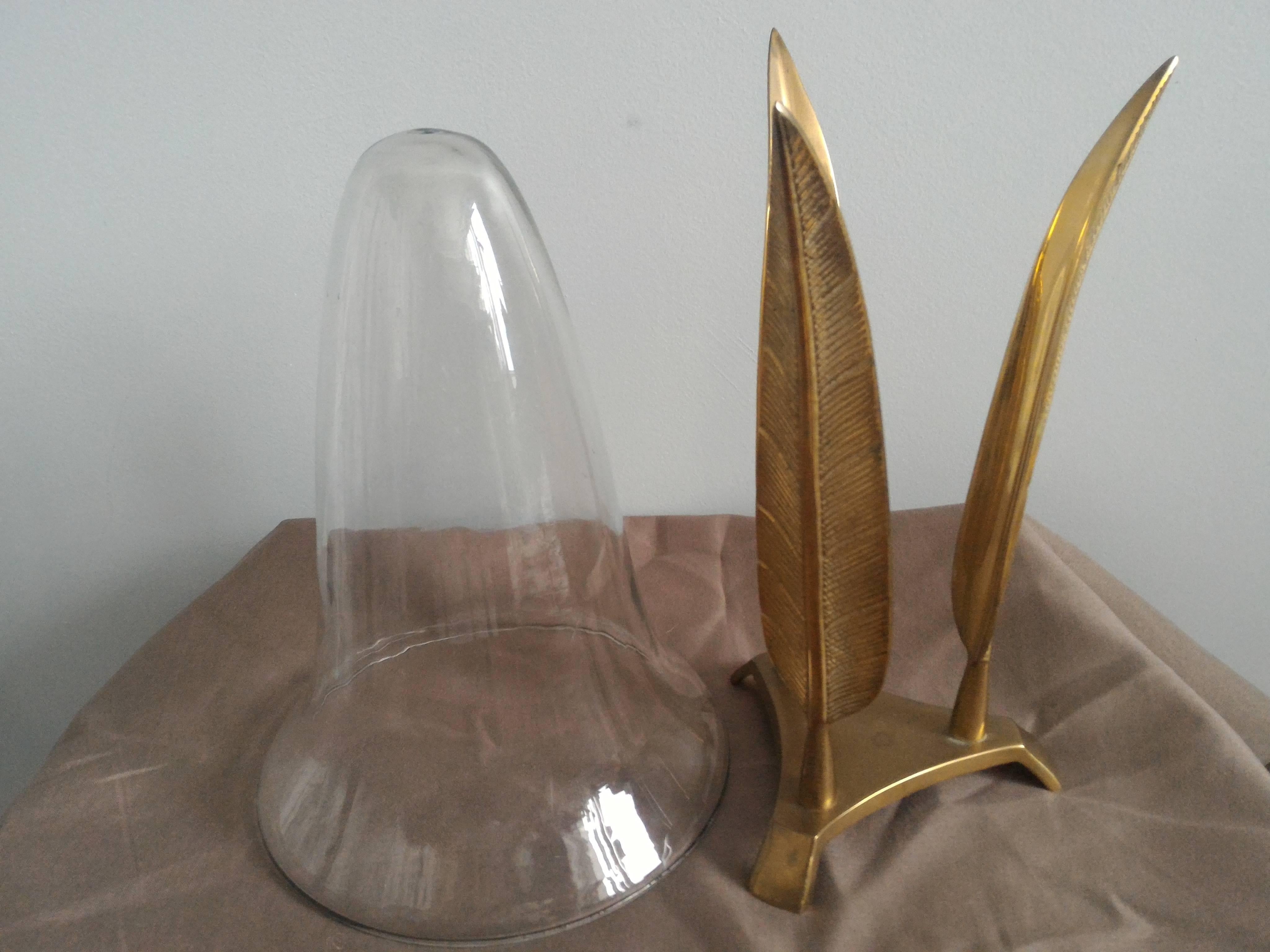 French Napoleon III Style Leaves Gilt Bronze Vase, France