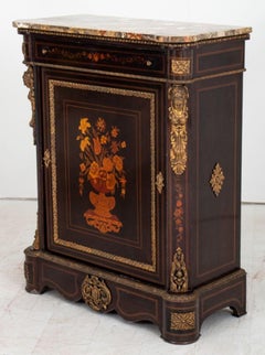 Napoleon III Style Marquetry Cabinet d'Appui