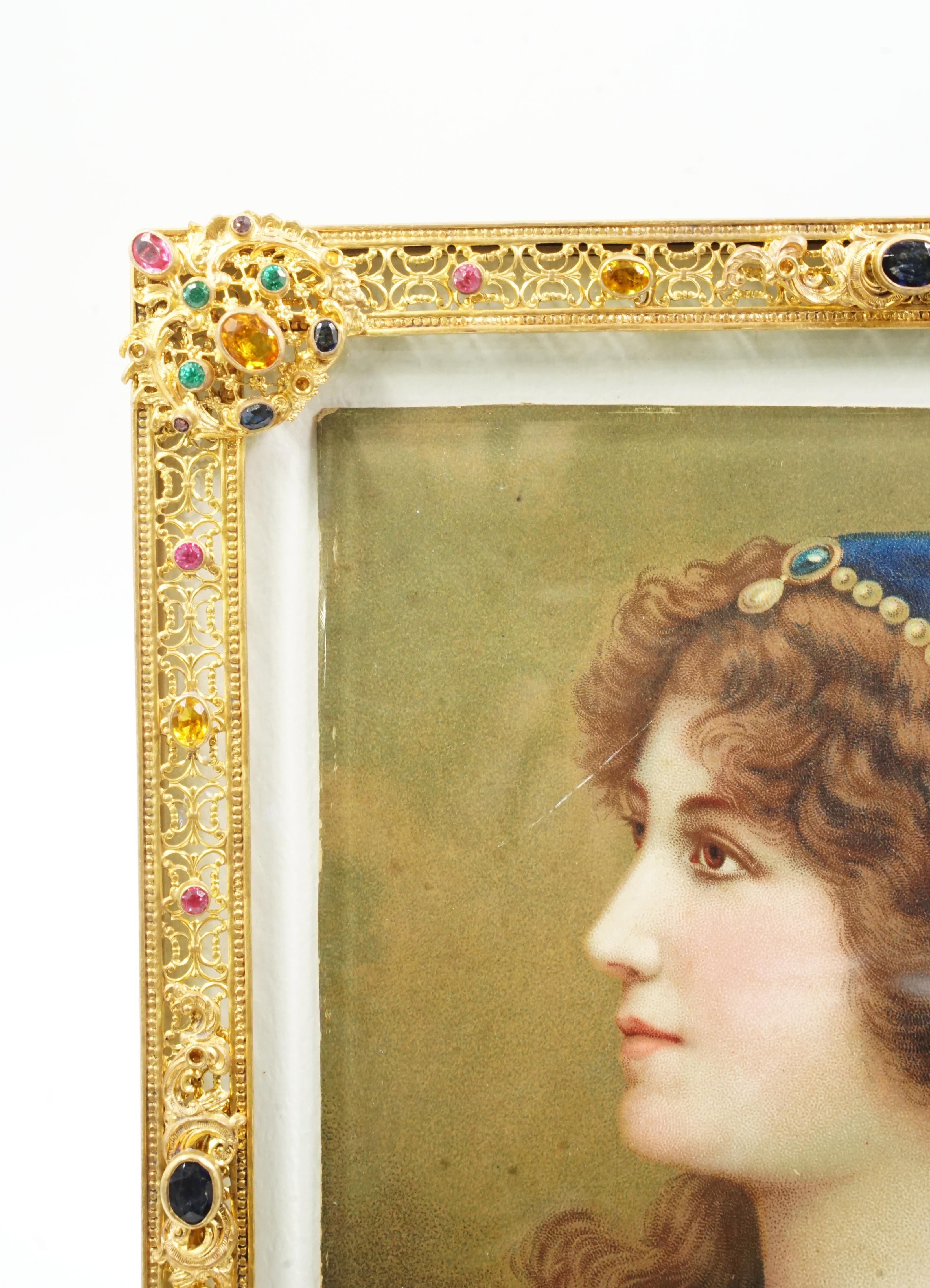 Early 20th Century Napoleon III style photo frame For Sale