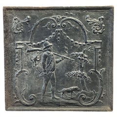 Vintage Napoleon III Style 
Return from the Hunt
 Fireback / Backsplash