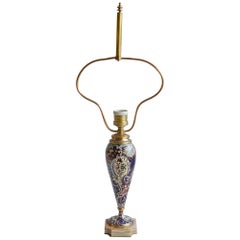 Napoleon III Table Lamp Enamel