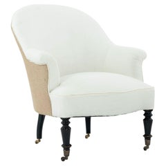 Napoleon III Tub-Back Slipper Armchair