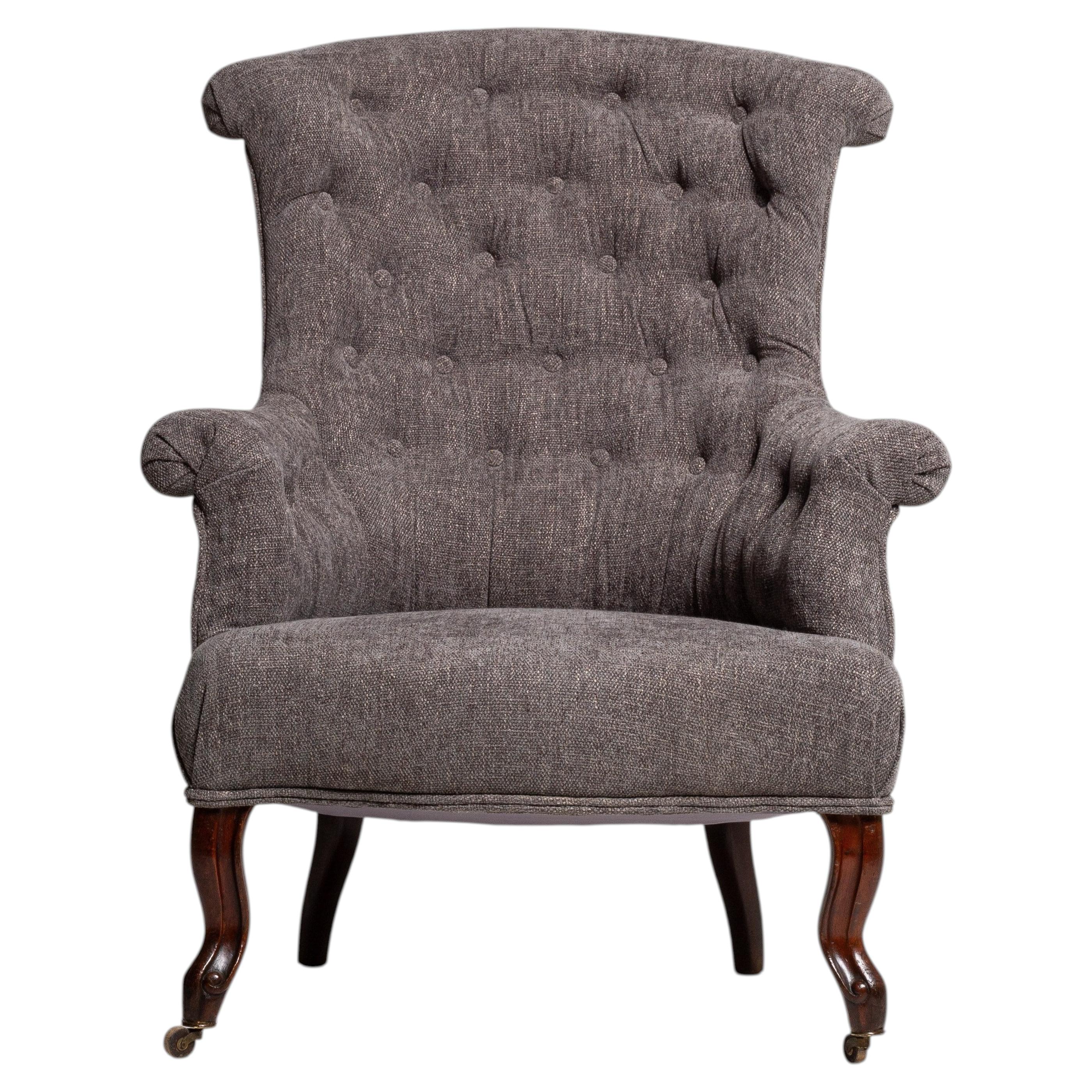 Sillón tapizado «Napoleón III» en venta