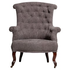 Napoleon III Upholstered Armchair