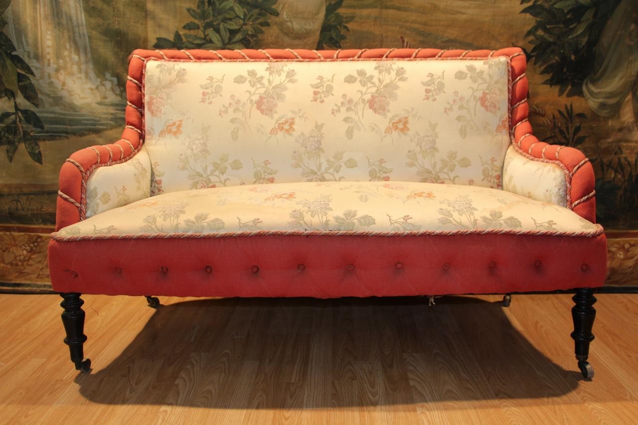 Napoleon III gepolstertes Wohnzimmer (Napoleon III.) im Angebot