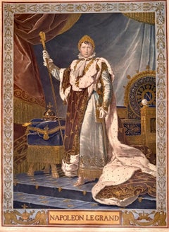 Napoleon Le Grand, hand-colored engraving