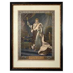 Napoleon Le Grand, hand-colored engraving