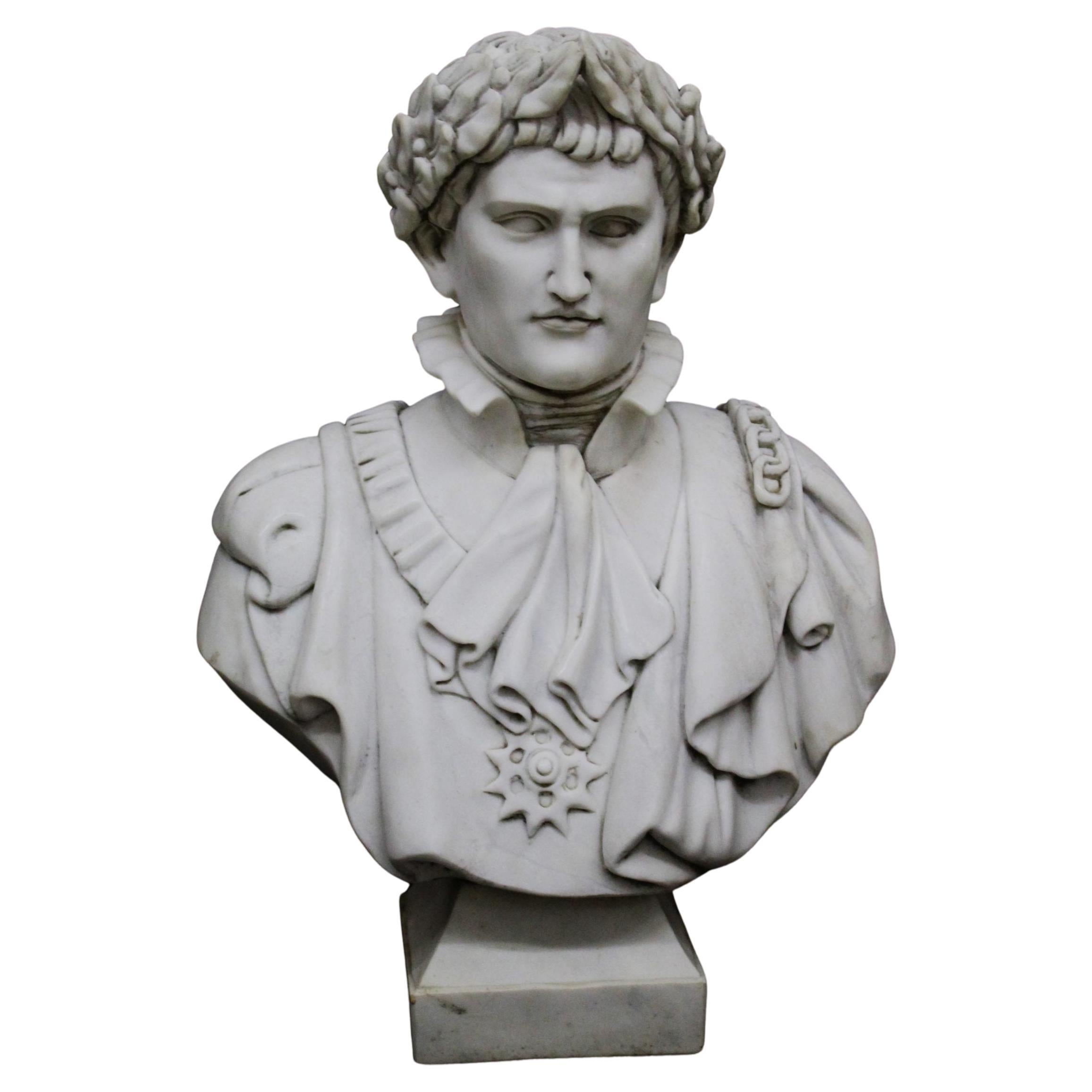 Scultura in marmo di Napoleone