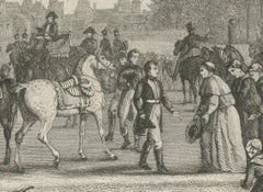 Napoleon Meets Pope Pius VII in the Forest of Fountainbleau, 1804