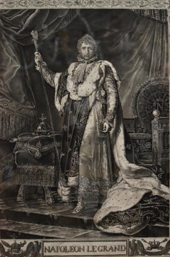 Napoleon, Portrait Drawing by Unknown Artist, after Francois Gerard