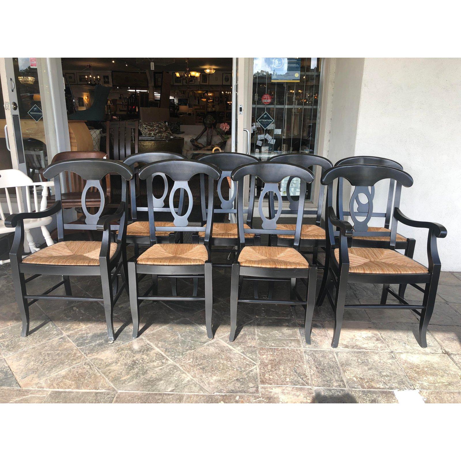 napoleon chairs with rush seats
