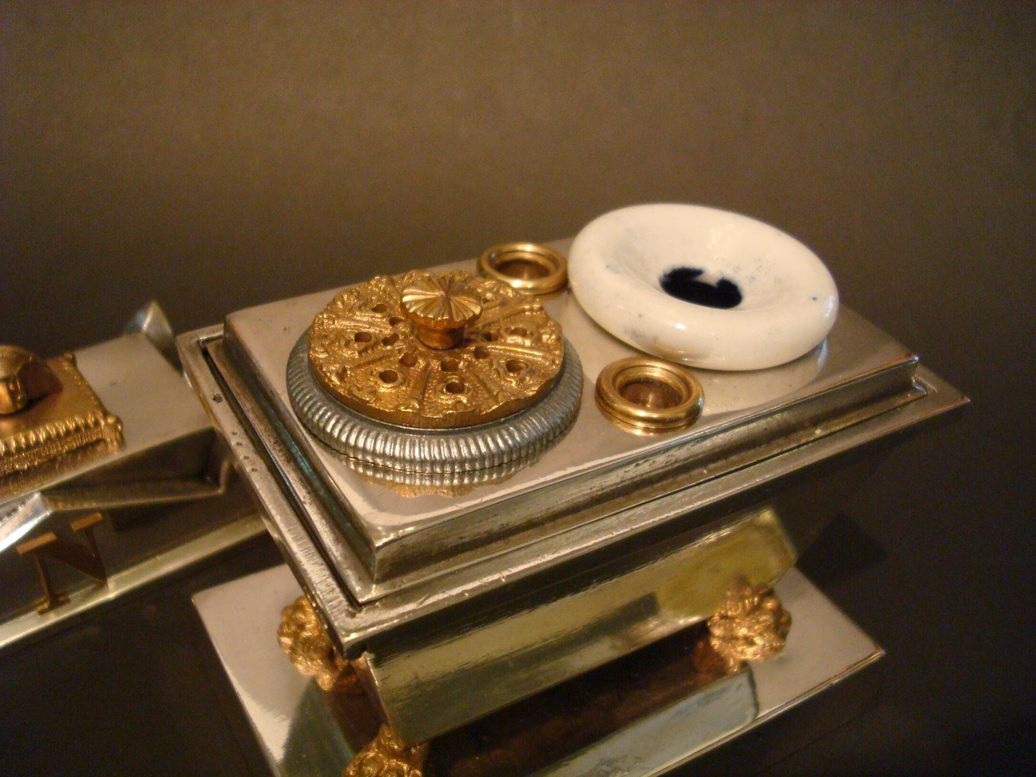 19th Century Napoleon´S Tomb Inkstand Desk Piece