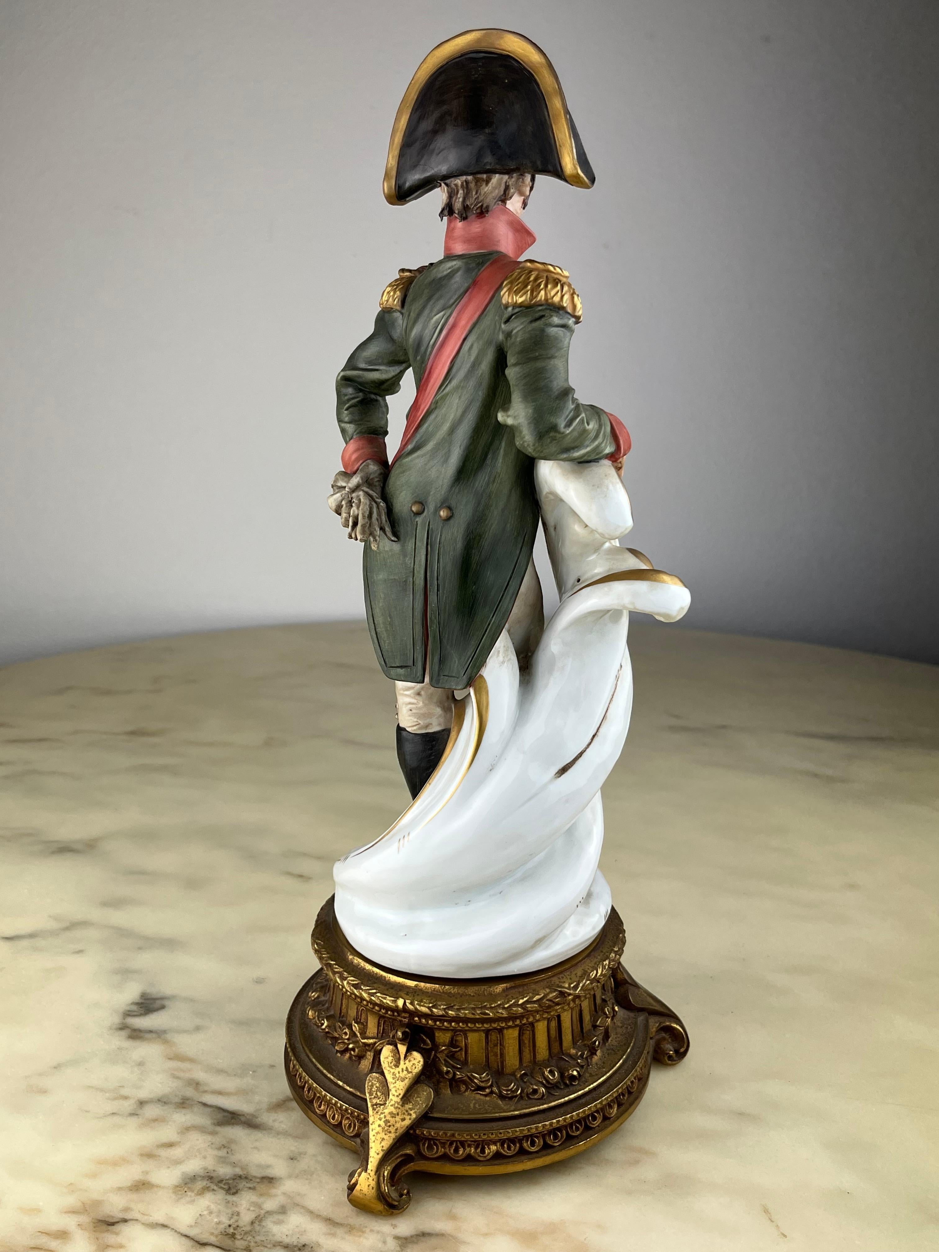 Autre Sculpture de Napoléon de Capodimonte en porcelaine et bronze, Italie, années 1990 en vente