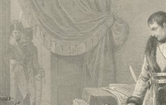 Napoleon Shows Mercy to Princess Hatzfeld, 1806 - Emotional Historical Engraving
