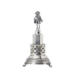 'Napoleon' Silver Toothpick Holder