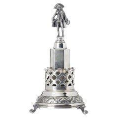 'Napoleon' Silver Toothpick Holder