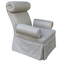 Napoleon Style Armchair with Rolled Armrests